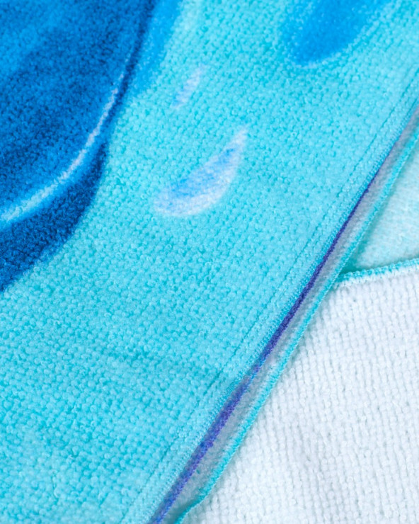 Serviette imprimée enfant en microfibre. Sun&Surf