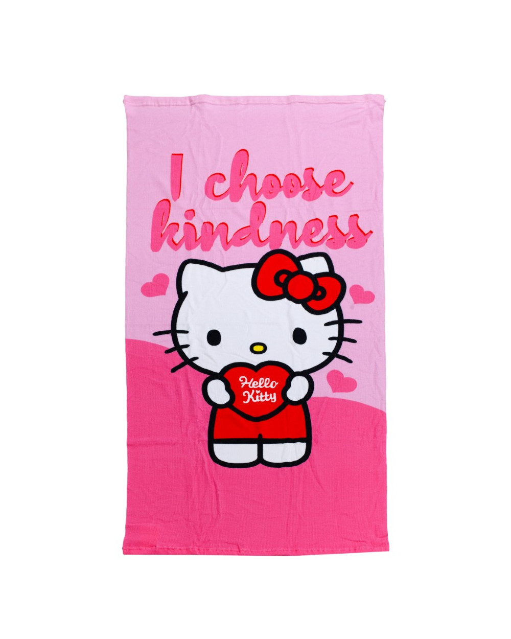 TOALLA INFANTIL 70X140CM MICROFIBRA HELLO KITTY