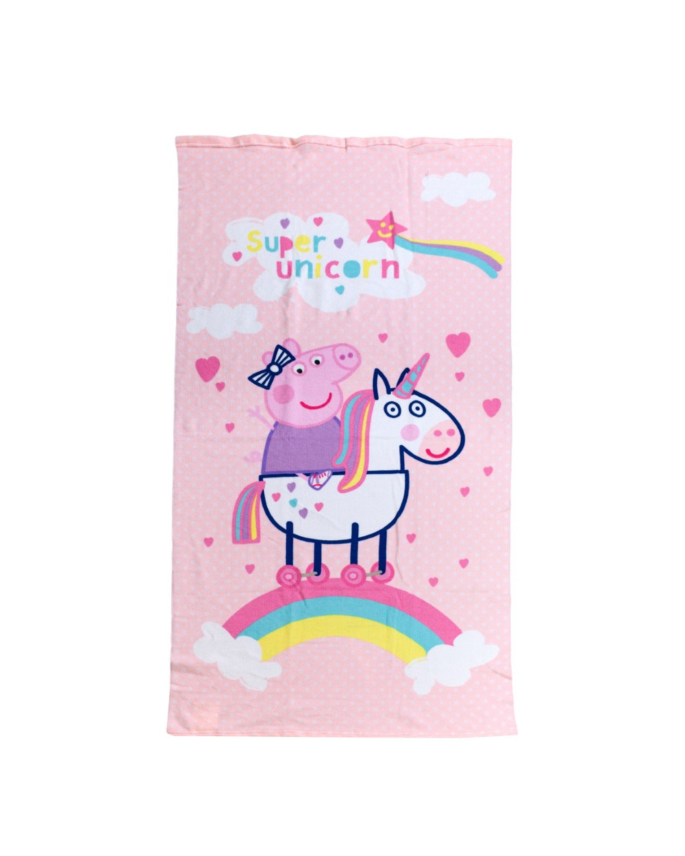 TOALLA INFANTIL 70X140CM MICROFIBRA PEPPA PIG