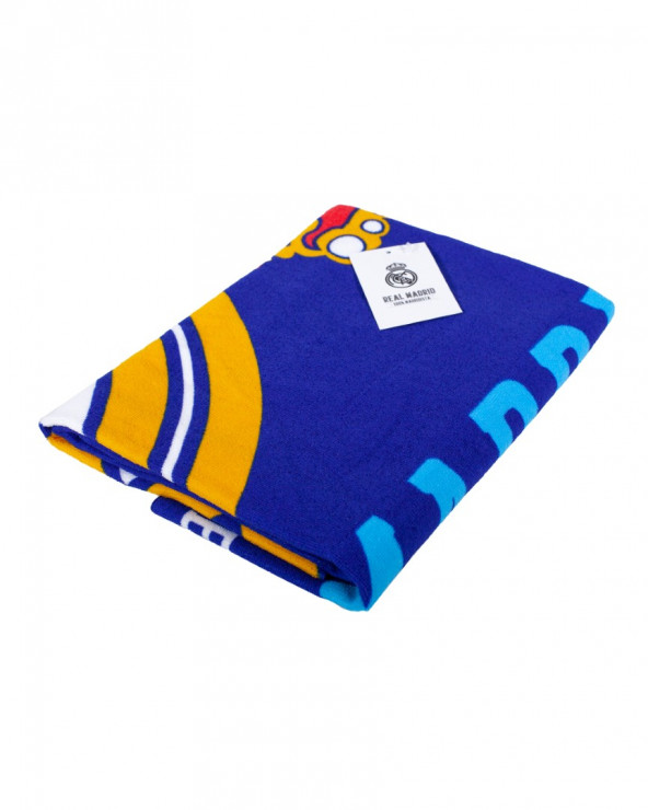SERVIETTE ENFANT 70X140CM MICROFIBRE REAL MADRID