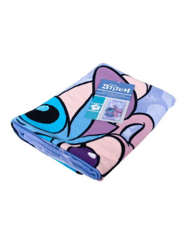 SERVIETTE ENFANT 70X140CM MICROFIBRE DISNEY STITCH