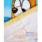 CHILDREN'S PONCHO 60X120CM MICROFIBER BLUEY