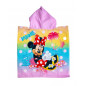 PONCHO INFANTIL 60X120CM MICROFIBRA DISNEY MINNIE MOUSE