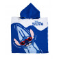 PONCHO INFANTIL 50X100CM MICROFIBRA DISNEY STITCH