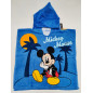 PONCHO INFANTIL 60X120CM ALGODON DISNEY MICKEY MOUSE