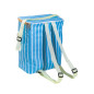 NEVERA DE PLAYA MOCHILA RAYAS 14L