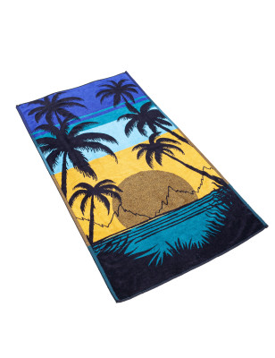 Serviettes de plage . Haut de gamme . 100% Coton . Sun&Surf