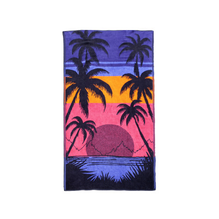 TOALLA JACQUARD HAWAII PINK
