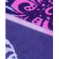 SERVIETTE JACQUARD PALMIER BLEU