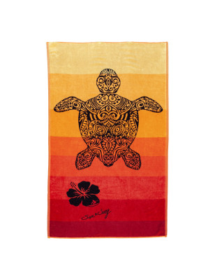 copy of BLUE PALM TREE JACQUARD TOWEL
