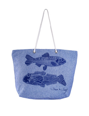 SUN&SURF - SAC IMPRIMÉ PLUME FOUTA