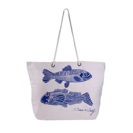 SAC IMPRIMÉ PLUME FOUTA