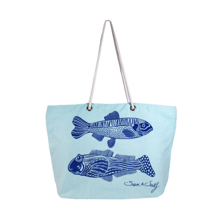 SAC IMPRIMÉ PLUME FOUTA