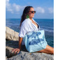 SAC IMPRIMÉ PLUME FOUTA