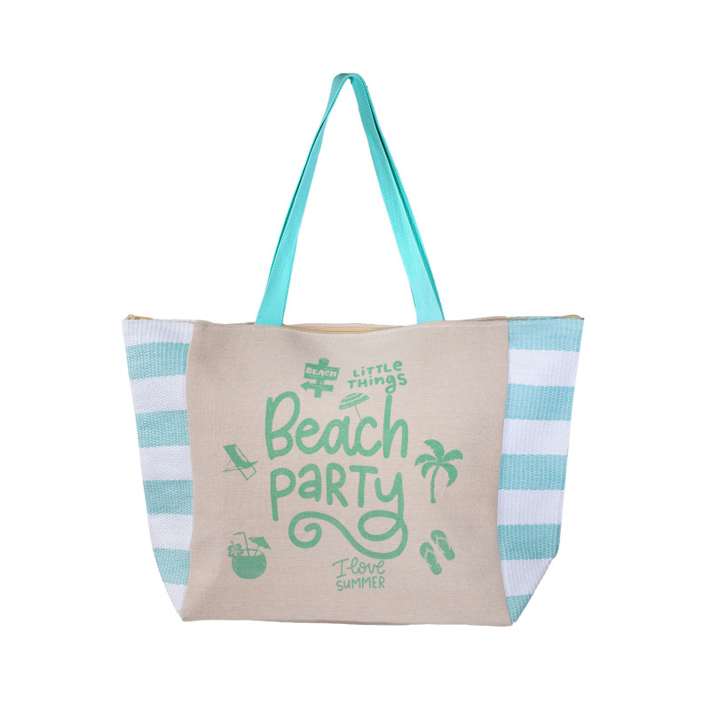 SUN&SURF - SAC DE PLAGE IMPRIMÉ AVEC PORTE-MONNAIE TORTUE ROSE