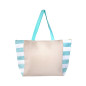 copy of PRINTED BEACH BAG WITH PURSE PINK TURTLE