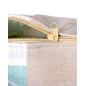 copy of PRINTED BEACH BAG WITH PURSE PINK TURTLE