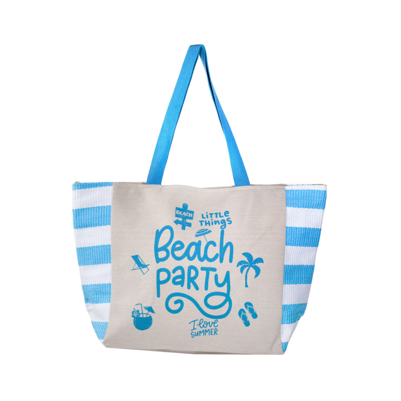 BOLSO ESTAMPADO DE PLAYA GRAN CAPACIDAD BEACH PARTY BOLSO ESTAMPADO DE PLAYA GRAN CAPACIDAD BEACH PARTY