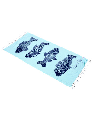 TURTLE PRINTED FOUTA