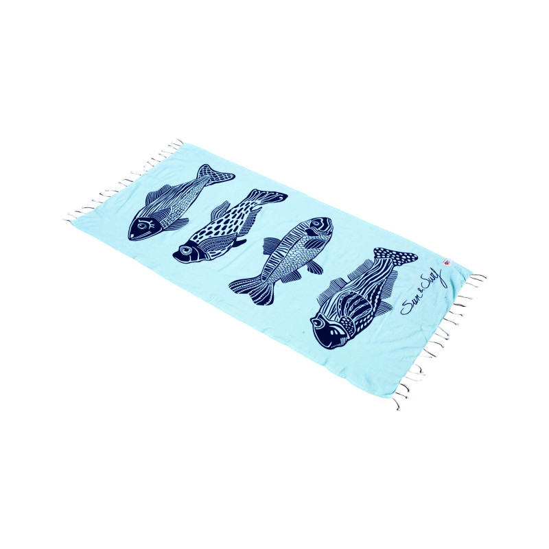 FOUTA IMPRIMÉ TORTUE FOUTA IMPRIMÉ TORTUE