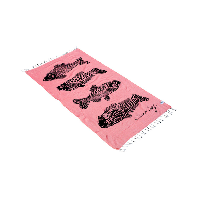 FOUTA ESTAMPADO - PECES FOUTA ESTAMPADO - PECES