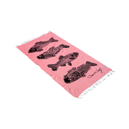 FOUTA IMPRIMÉ TORTUE