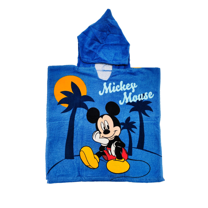 PONCHO INFANTIL 50X100CM ALGODON DISNEY MICKEY MOUSE