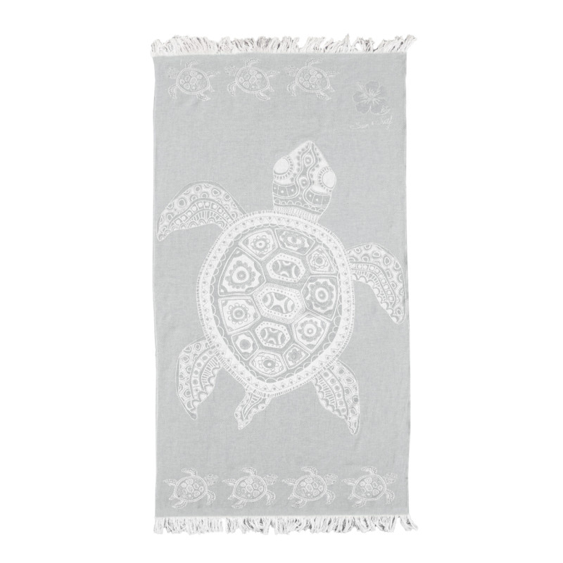 FOUTA JACQUARD TORTUE