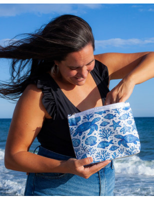 SUN & SURF Neceser Bolsita Impermeable y Anti-Arena