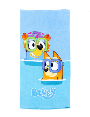 Serviette enfant en coton imprimée. Sun&Surf