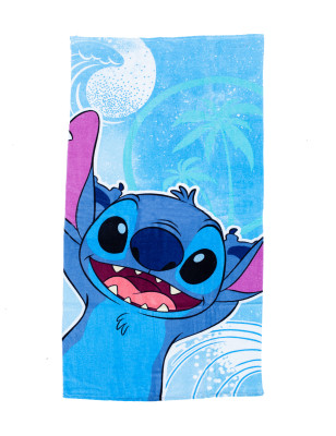 Serviette enfant en coton imprimée. Sun&Surf