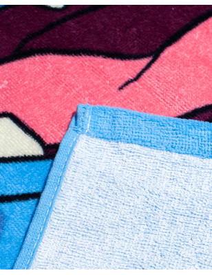 Serviette enfant en coton imprimée. Sun&Surf