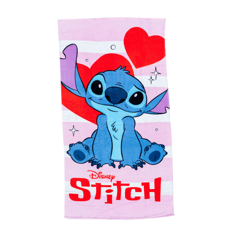 SERVIETTE ENFANT 70X140CM COTON DISNEY STITCH