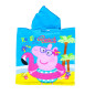 PONCHO INFANTIL 50X100CM MICROFIBRA PEPPA PIG