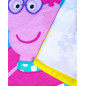 CHILDREN'S PONCHO 60X120CM MICROFIBER PEPPA PIG