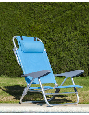 2x Chaises pliantes Sun&Surf - 5 Positions Très portable