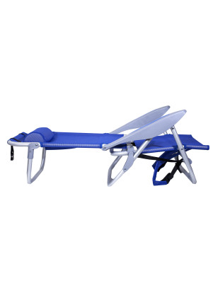2x Chaises pliantes Sun&Surf - 5 Positions Très portable