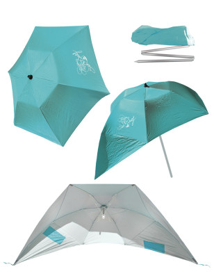 SUN & SURF - COMPACT TRIPLE SHAPE PARASOL