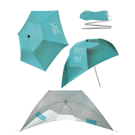 SUN & SURF - SOMBRILLA COMPACTA TRIPLE FORMA