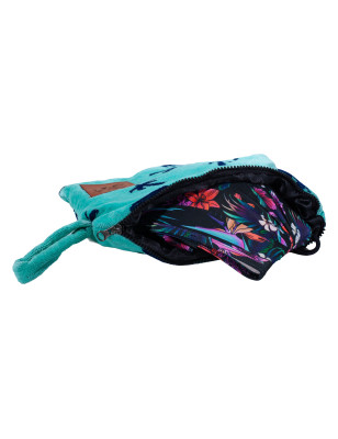 PALM TREE TERRY TOILETRY BAG