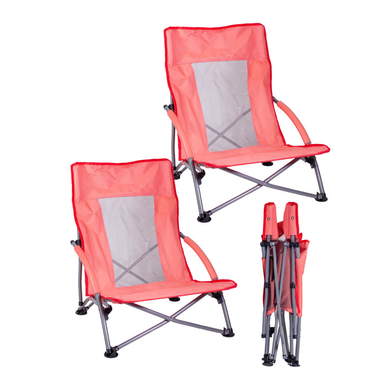 Pack x2 CHAISE PLIANTE AVEC HOUSSE - AQUAMARINA
