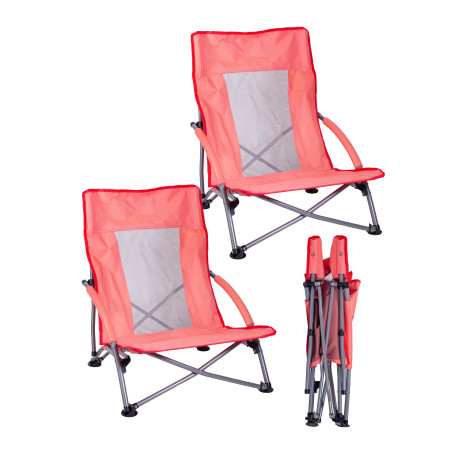 Pack x2 CHAISE PLIANTE AVEC HOUSSE - AQUAMARINA