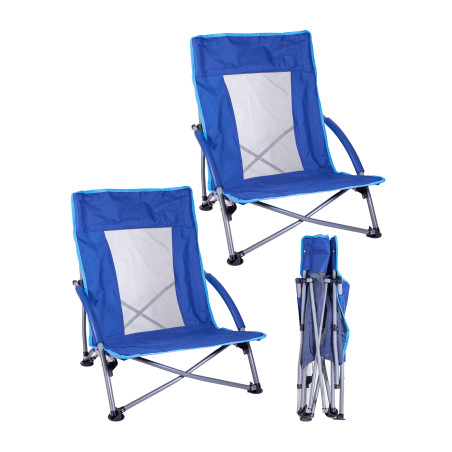 Pack x2 CHAISE PLIANTE AVEC HOUSSE