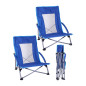 Pack x2 CHAISE PLIANTE AVEC HOUSSE - AQUAMARINA
