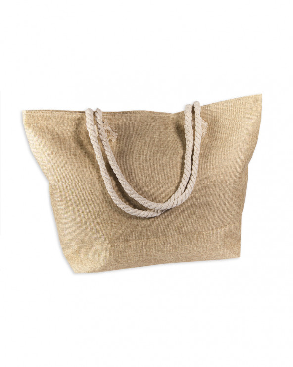 PRINTED BEACH BAG WITH TURTLE PURSE