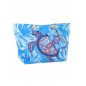 BOLSO ESTAMPADO DE PLAYA CON MONEDERO TORTUGA