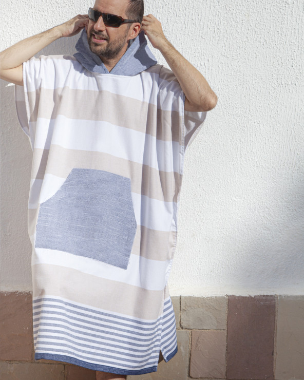 High quality beach and water sports poncho - Sun&Surf