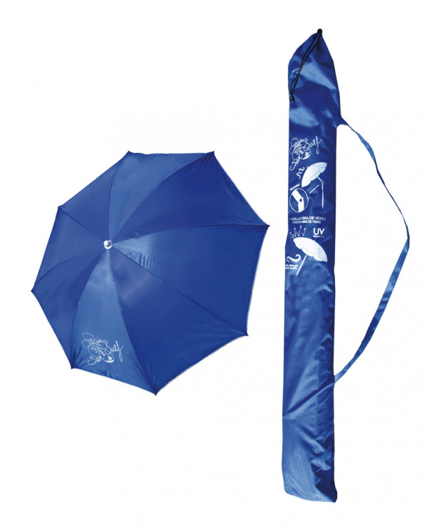 SUN & SURF - SOMBRILLA DE PLAYA CON PROTECCIÓN SOLAR UPF50+