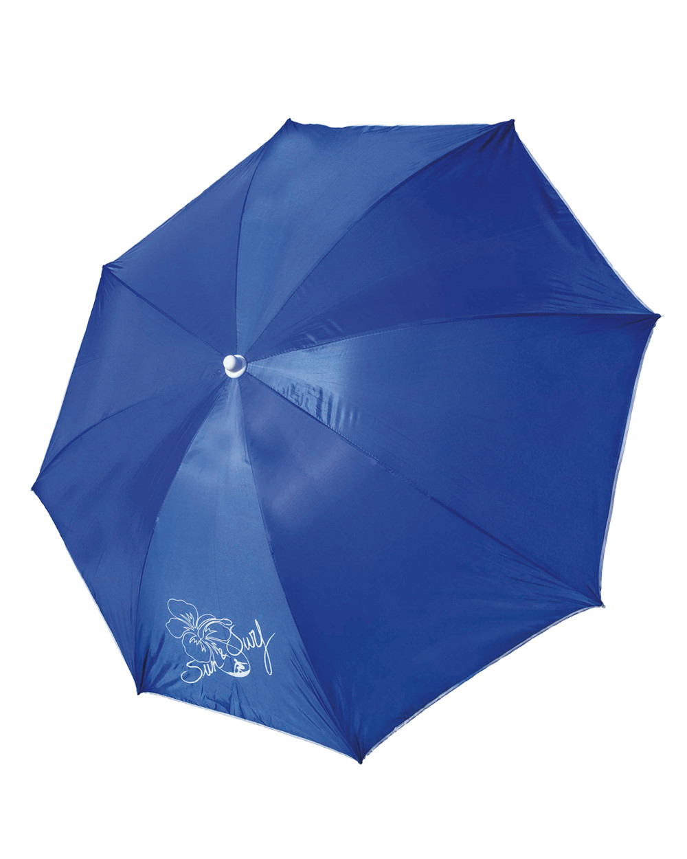 Parasol De Plage 200 Cm CREVICOSTA - Spirale Ancrage Sable - UV 100+ - Housse - Aluminium