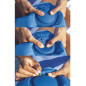 COJIN DE PLAYA AUTO-INFLABLE AZUL ROYAL